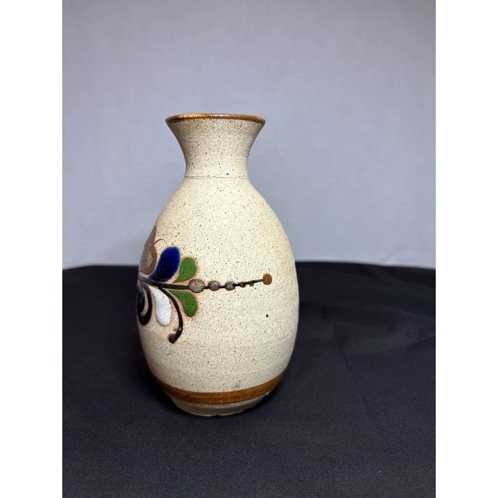 Tonala Mexican Folk Art Pottery Vase‎